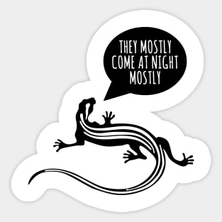 Alien newt Sticker